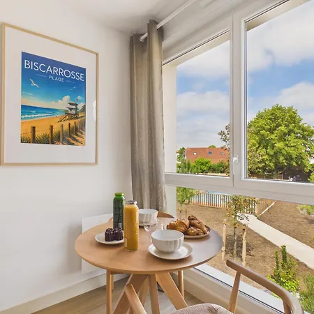 Le Curl - Pour 3 - Piscine Commune Apartamento Biscarrosse